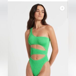bond-eye Green Cutout One Piece Swimsuit #21